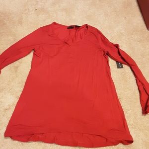 NWT Dark Red Longsleeve Tunic Shirt